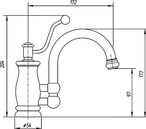Смеситель для раковины Migliore Vivaldi золото ML.VIV-9913.Do Смеситель для раковины Migliore Vivaldi золото ML.VIV-9913.Do