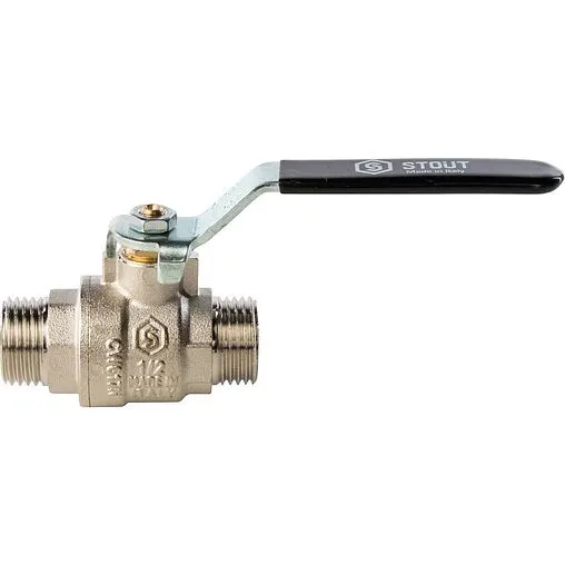Кран шаровый ½"н x ½"н Stout ГОСТ Р 59553-2021 SVB-0005-200015