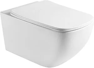 Унитаз подвесной безободковый Aquatek Медея Tornado белый AQ1537T-00, 1