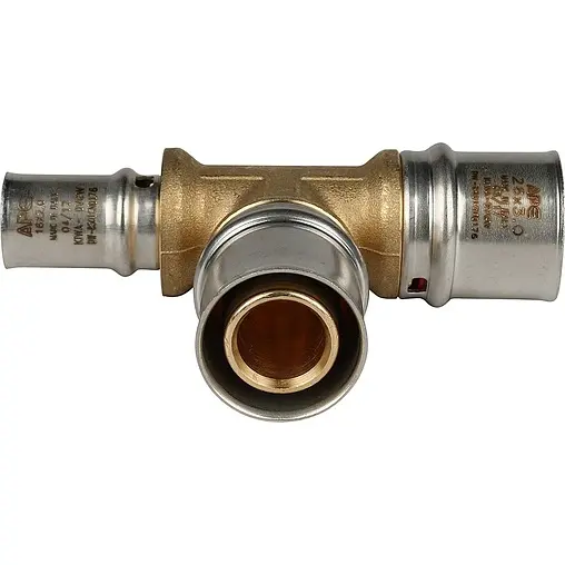 Тройник пресс редукционный 26мм x 26мм x 16мм APE AP131 26x26x16