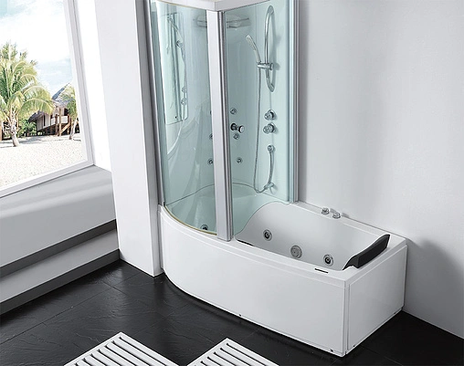 Ванна акриловая с гидромассажем Gemy 170x85 L G8040 B L