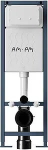 Инсталляция для подвесного унитаза Set 4 в 1 Am.Pm ErgoFit I012711.0301 с кнопкой белый глянцевый Инсталляция для подвесного унитаза Set 4 в 1 Am.Pm ErgoFit I012711.0301 с кнопкой белый глянцевый, 3