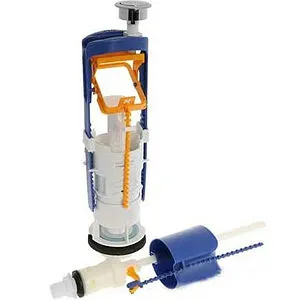 Комплект арматуры для бачка однорежимный ½&quot; пластик нижний OLI DECO + UNI BOTTOM ½ 037192, 1