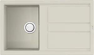 Мойка кухонная Omoikiri Kitagawa 86-WH белый 4993493 Мойка кухонная Omoikiri Kitagawa 86-WH белый 4993493, 1