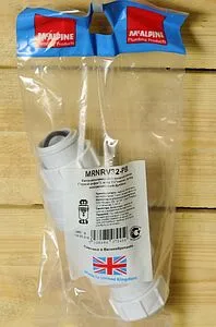 Самозакрывающийся сливной клапан Mc Alpine белый MRNRV32-PB, 4