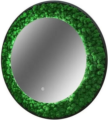 Зеркало с подсветкой Continent Forest Led 100 с бесконтактным сенсором чёрный ЗЛП301