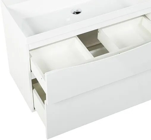 Тумба под умывальник подвесная BelBagno MARINO-H60 80 Bianco Lucido MARINO-H60-800-2C-SO-BL-P