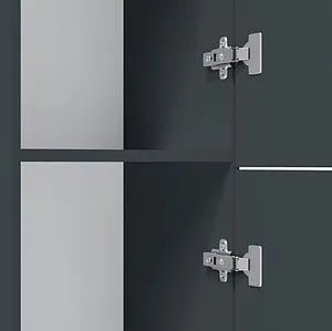 Шкаф-пенал подвесной Am.Pm Gem 30 R графит матовый M90CHR0306GM, 4