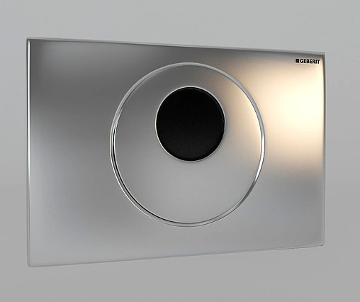 Клавиша смыва для унитаза Geberit Sigma 10 115.890.SN.5 кнопка/матовый нерж. сталь, кольцо/полированная нерж. сталь