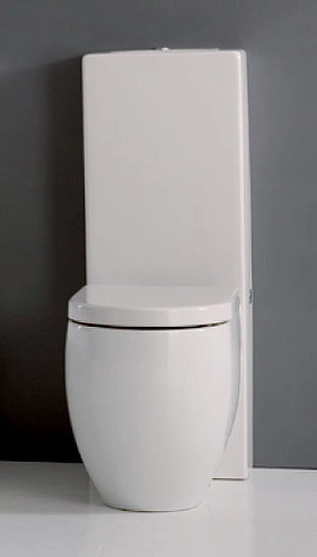 Унитаз приставной Kerasan Flo белый 311401 Унитаз приставной Kerasan Flo белый 311401