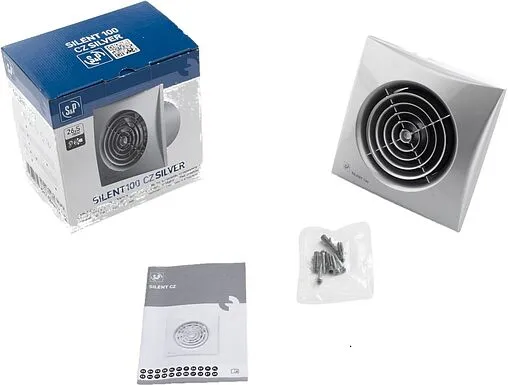 Вентилятор вытяжной Soler &amp; Palau SILENT-100 CZ SILVER