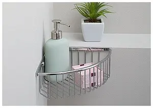 Полка Aquanet хром 8163 Полка Aquanet хром 8163, 3