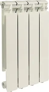 Радиатор алюминиевый 4 секции Stout Bravo 500 SRA-0110-050004 Радиатор алюминиевый 4 секции Stout Bravo 500 SRA-0110-050004, 1