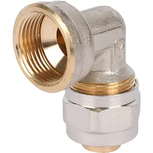 Уголок компрессионный переходной 20мм x ¾"в Stout SFS-0007-003420 Уголок компрессионный переходной 20мм x ¾"в Stout SFS-0007-003420, 1