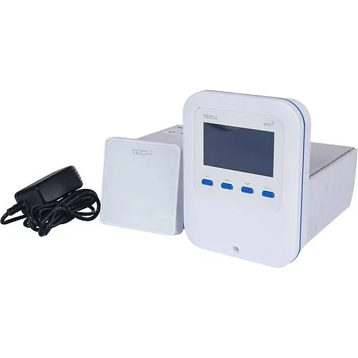 Беспроводной контроллер зонального управления Wi-Fi 8 зон НЗ 230В TECH ST-WiFi 8S белый WG.20.0112