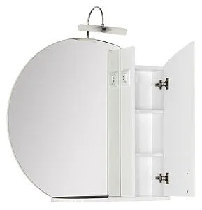 Шкаф-зеркало Aquanet Моника 85 R белый 00186775 Шкаф-зеркало Aquanet Моника 85 R белый 00186775, 3