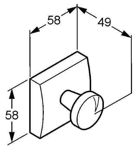 Крючок Kludi JOOP! хром 5598205