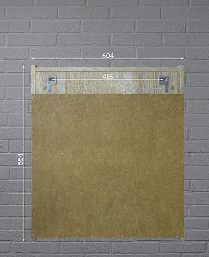 Шкаф-зеркало Айсберг Мечта 60 дуб сонома DM2319HZ