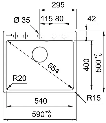 Мойка кухонная Franke Fragranite CNG 610/210-54 белый 114.0639.662