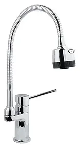 Смеситель для кухни с выдвижным изливом Timo Saona хром 2308F chrome, 1