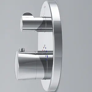 Термостат для 2 потребителей Am.Pm Gem хром F9085500 Термостат для 2 потребителей Am.Pm Gem хром F9085500, 5