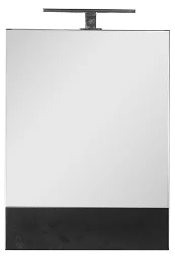 Шкаф-зеркало Aquanet Нота 58 L чёрный 00169191