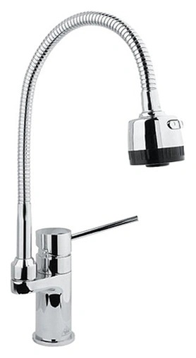 Смеситель для кухни с выдвижным изливом Timo Saona хром 2308F chrome