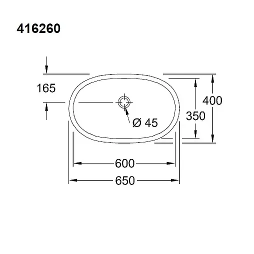 Раковина Villeroy&amp;Boch O'Novo CeramicPlus 65 белый 416260R1