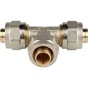 Тройник компрессионный соединительный 20мм x 20мм x 20мм Stout SFS-0009-000020 Тройник компрессионный соединительный 20мм x 20мм x 20мм Stout SFS-0009-000020, 5