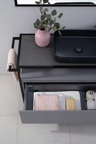 Тумба под умывальник напольная Allen Brau Priority 120 платина 1.31004.PGM