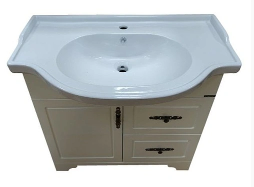 Тумба-умывальник напольная Comforty Севилья 85 слоновая кость