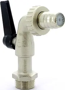 Кран шаровый со штуцером 1"н Bugatti Alaska 06890088, 4