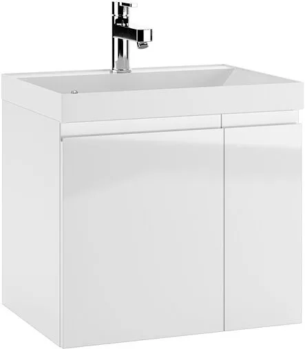 Тумба-умывальник подвесная Домино Graffo 60 белый DGr2405T+4670142930044