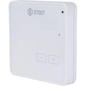 Беспроводной комнатный терморегулятор Stout R-8z белый STE-0101-008003, 3