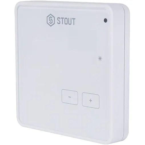 Беспроводной комнатный терморегулятор Stout R-8z белый STE-0101-008003