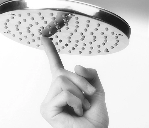 Лейка верхнего душа с настенным креплением Bossini OKI-ARC 200 хром H51405.030