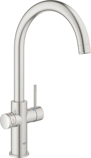 Смеситель для кухни с фильтром и встроенным нагревом воды Grohe Red II Duo суперсталь 30083DC1 Смеситель для кухни с фильтром и встроенным нагревом воды Grohe Red II Duo суперсталь 30083DC1