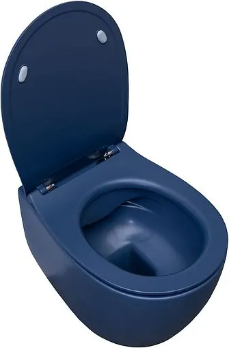 Унитаз подвесной безободковый Allen Brau Fantasy индиго 4.11004.ID