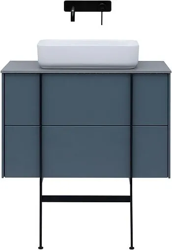 Тумба под умывальник подвесной Allen Brau Reality 80 синий 1.32005.BGM