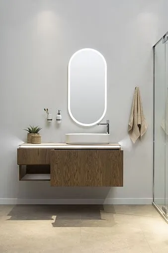 Тумба под умывальник подвесная Allen Brau Infinity 120 R дуб 1.21008.NO