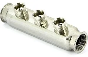 Коллектор распределительный проходной 3 отвода 1&quot;в/в x ¾&quot;ек Uni-fitt 430I4303, 1