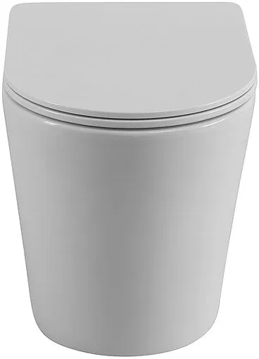 Унитаз приставной безободковый BelBagno Flay-R белый BB1003CBR/SC