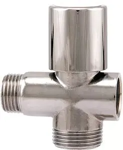 Вентиль регулирующий трехпроходной ½"н x ¾"н x ½"в хром Itap 2550012 Вентиль регулирующий трехпроходной ½"н x ¾"н x ½"в хром Itap 2550012, 1