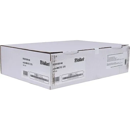 Комнатный терморегулятор Vaillant calorMATIC VRC 370 черный/серый 0020108146