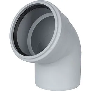 Отвод внутренний бесшумный D=110мм Угол 67° Stout SKB-0011-011067, 1