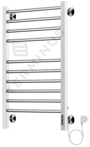 Полотенцесушитель электрический лесенка Terminus Енисей П10 793х530 полированная сталь 4660059580265