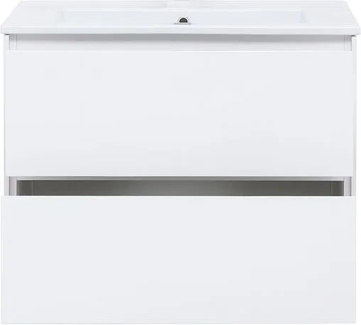 Тумба под умывальник подвесная Aquanet Милан 85 белый глянец 00339967