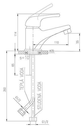 Смеситель для раковины Rav Slezak Junior SAJ026.5