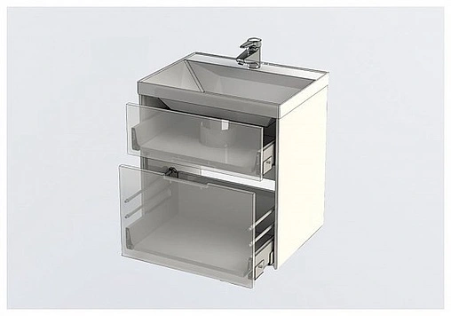 Тумба под умывальник Aquanet Латина 60 белый 00179934