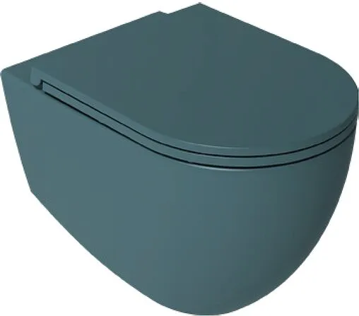Унитаз подвесной безободковый ISVEA Infinity изумрудный 10NF02001SV-2P
